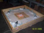 lift fixture ready for shipping